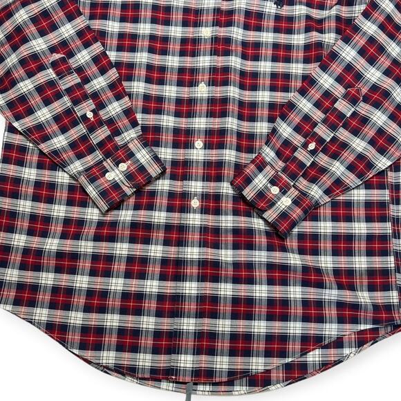 Brooks Brothers American Supima Cotton Button Down Shirt SIZE M Plaid - Picture 11 of 12